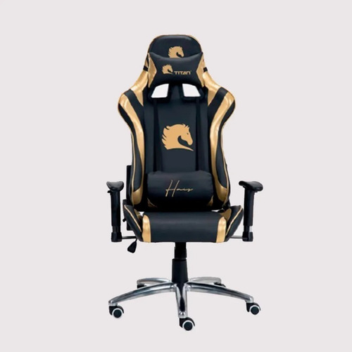 Sillas Gamer Profesional Titan Cobra Gold - Residentgame