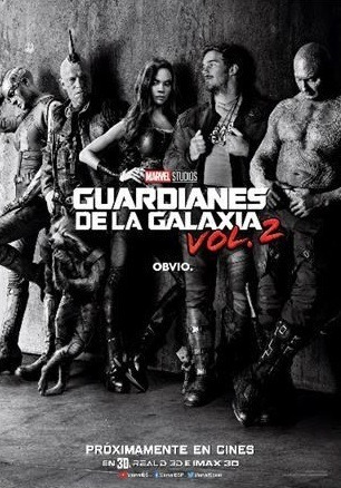 Poster Original Guardianes De La Galaxia Vol. 2 | Envío gratis