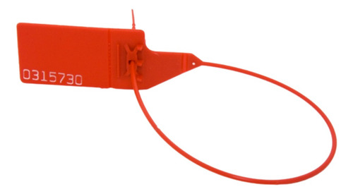 Precinto Plastico N° Secure Pull Traba Metalica 35cm X100 Dw Color Azul