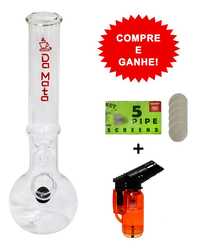 Bong De Vidro Da Mata - Amazônia - Grátis  - Kit Bong 