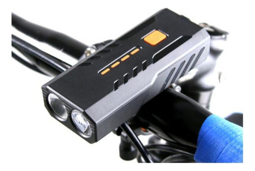 Lanterna Bike Farol 700 Lumes E Lanterna Recarregável  Bc25