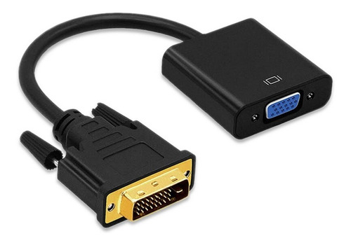 Adaptador Activo Dvi-d 24+1 Macho A Vga Hembra Netmak Nm-c95