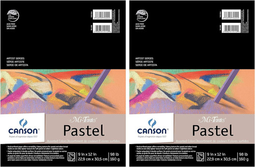Paquete De 2 Almohadillas Colores Pastel Mi-teintes, Co...