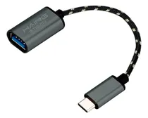 Comprar Adaptador Otg Tipo C A Usb Cable Memorias Datos Usb A Usb-c Color Negro Slim Company
