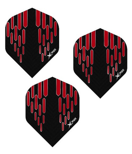 3x Flights Xqmax Standard N2 100 Micron Contour Red - Dardo