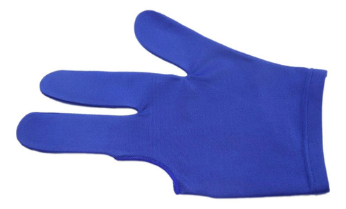 Guantes De 3 Dedos Para Jugar Pool - Azul