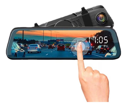 Cámara Para Auto Pantalla Táctil Dashcam 10'' Night Vision