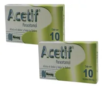 Comprar Acetif Paracetamol 500mg 10 Tabs Pack P2