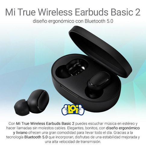 Auriculares Xiaomi Redmi Airdots Earbuds Caja Carga Inal Loi