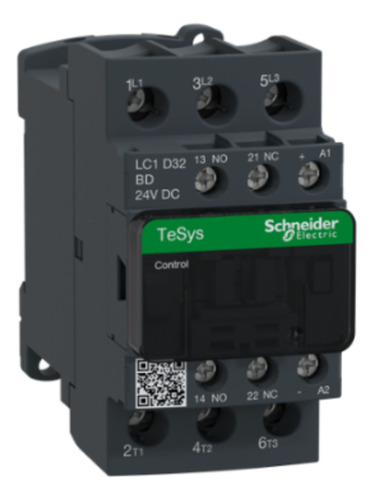 Contator Tripolar Tesys Deca 32a 1na+1nf 24vcc Lc1d32bd