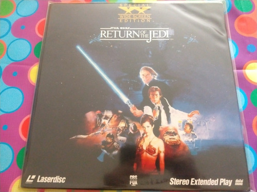 Star Wars Lp Return Of The Jedi Laser Disc Z