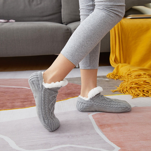Calcetines Térmicos Antideslizantes Invierno Para El Hogar
