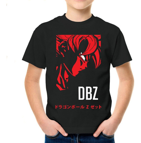 Playera Unisex Niños Anime Dragon Ball Dbz Goku Vegeta Gohan