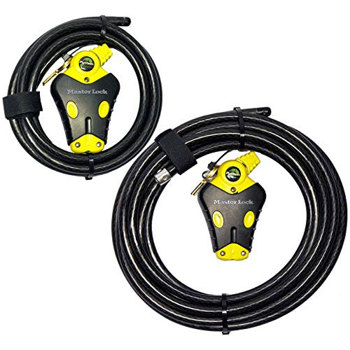 Candados De Cable Ajustable Python, 1-6ft Y 1-20ft