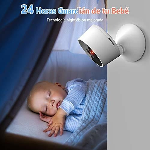 Bebe Camera De Seguridad Wifi 1080p Fhd, M1 Baby Monitor Con