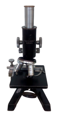 Microscopio Monocular  C.reichert Vintage De Los 40s