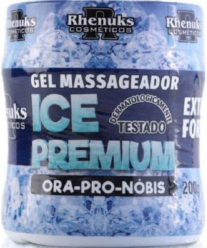 Gel Massageador Ice Premium Extra Forte Com Ora-pro-nóbis