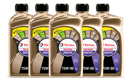 Kit Troca Óleo 5 Litros Totalenergies 75w90 Sintético