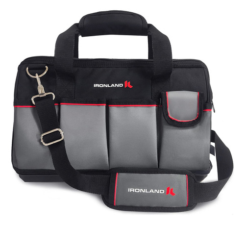 Ironland Bolsa Herramienta 16  Base Moldeada Impermeable Asa