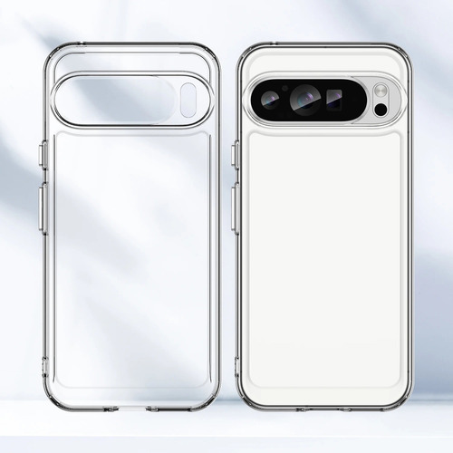 Funda Para Google Pixel 9 Pro Xl Silicona Transparente+mica