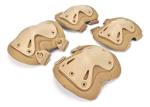 Juego De Protectores De Rodilleras Y Coderas Tácticas