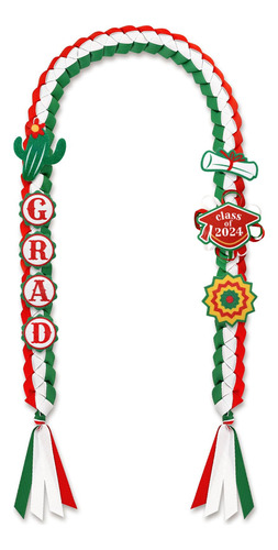 Collar Graduacion Mexicana Leis Class Of 2 Hecho Mano Cinta