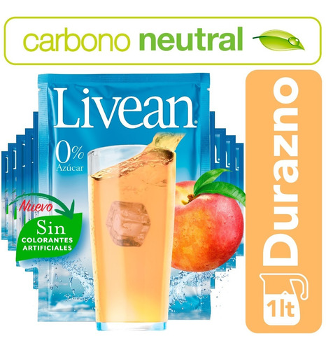 Pack 10 Jugo En Polvo Livean 7g - Elige Tu Sabor