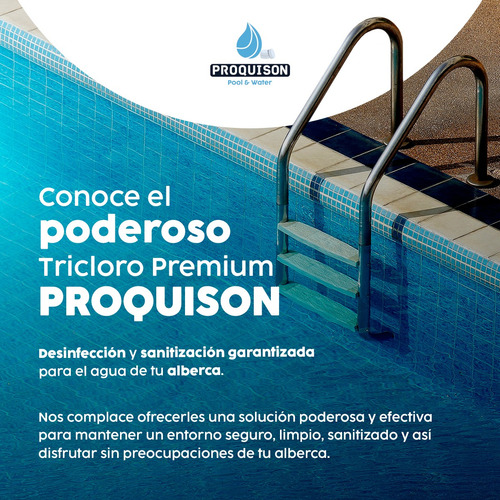Cloro Para Alberca Granular 5 Kg Al 90% Tricloro Blanco