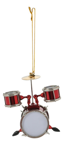 S Co Red Junior Drum Set - Adorno Colgante De Madera Y ...