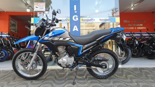 Imagem 1 de 6 de Honda Nxr Bros 160 Esdd 2020 Azul Garantia Fábrica