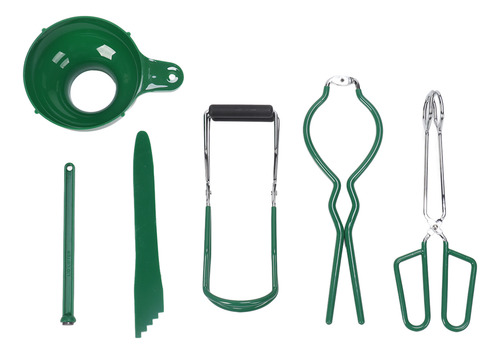 Kit De Conservas, 6 Peças, Funnel Tong Bubble Popper Jar Wre