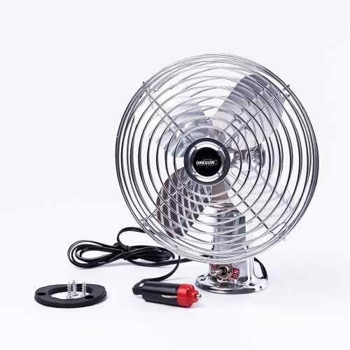 Imagen 2 de 6 de Ventilador 12v Auto Camioneta Metálico 2 Velocidades 6 PuLG