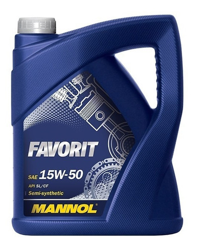 Aceite Mannol Favorit 15w50 Semisintetico X 5l (zona Sur)