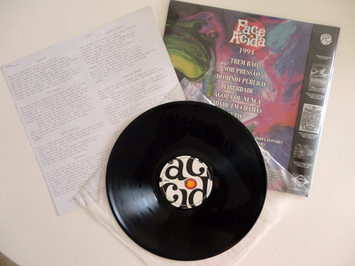 Lp Face Ácida Deep Purple Rock Vinil Promoção Psicobr