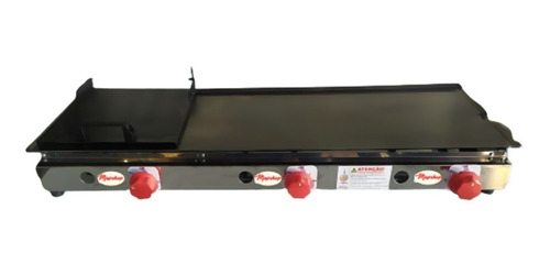 Imagem 2 de 4 de Chapa/sanduicheira Gás P/ Lanches 31x90 Com Abafador