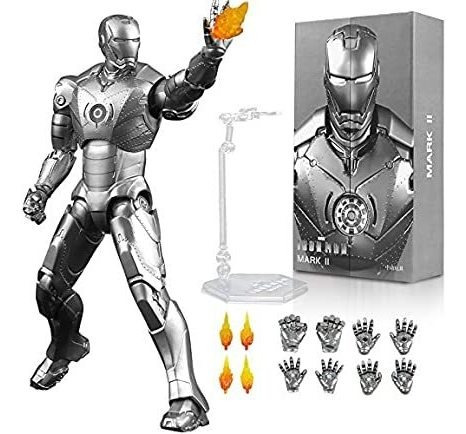 Zt Figuras De Acción De Iron Man Mk2 Para Coleccionista De