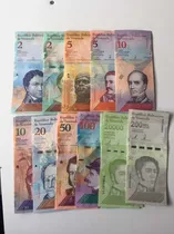Comprar Combo 55 Billetes Venezolanos 11 Valores Diferentes Unc