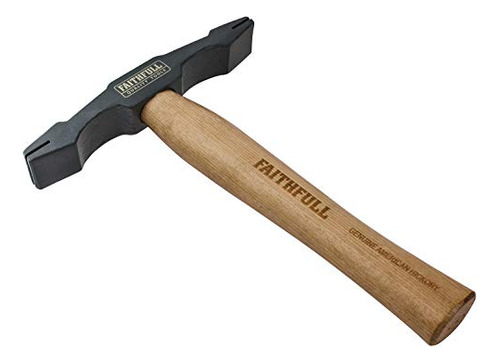 Faithfull Faidsh Hickory Double Scutch Hammer, Negro