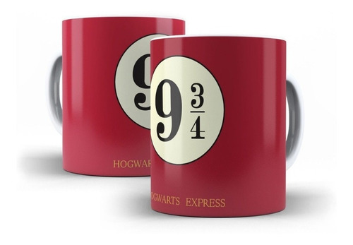 Taza De Cafe Harry Potter Plataforma 93/4 Hogwarts Ceramica