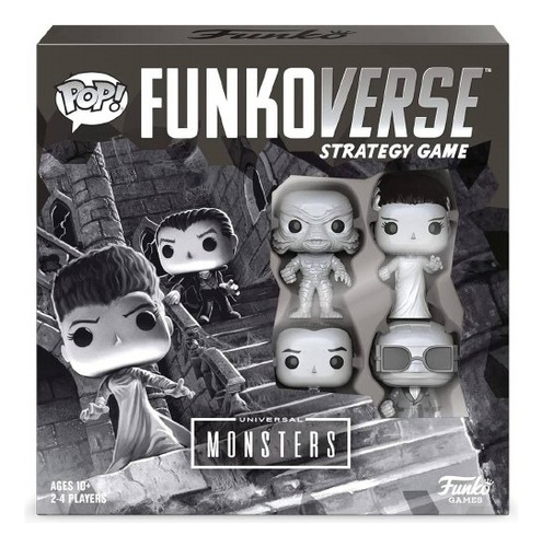 Funko Verse Strategy Game Universal Monsters 5 Mini Funkos