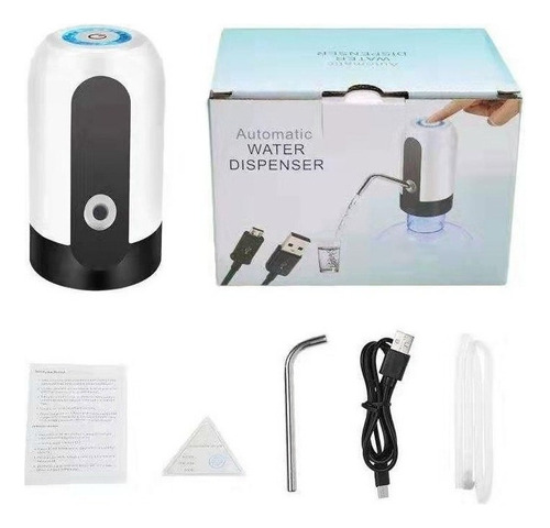 Dispensador Automatico De Agua Para Botellon Recargable Cor Blanco