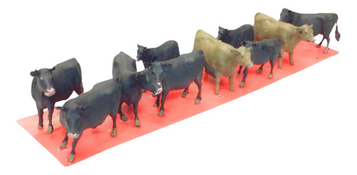 Vacas Miniatura Escala Ho 1/87 P Maqueta Trenes Animales X10