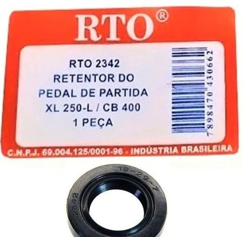 Retentor Pedal Partida Xl250 Cb400