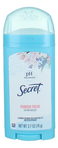 Paquete De 4 Desodorante Polvo Secret F - g  Fragancia fresco en polvo