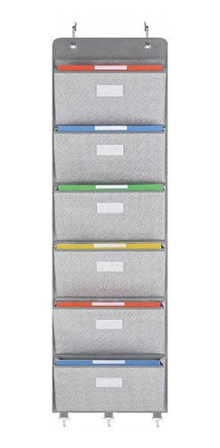 ~? Geodurn Over The Door File Organizer - 6 Bolsillos Extra 