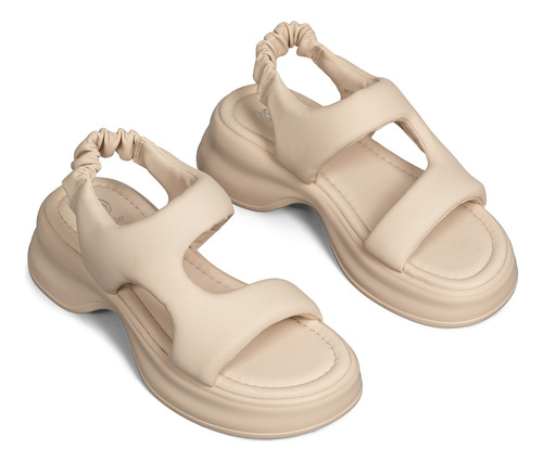 Sandalias Cuña Elástico Comodas Ligeras Antidesliz Weide