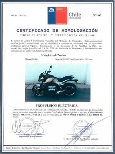 Imagen 14 de 18 de Moto Eléctrica Mobie M500 6000watts/50ah Ion-litio 2023