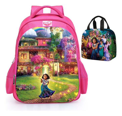 . Mochila Infantil Anime Encanto +lonchera Térmica