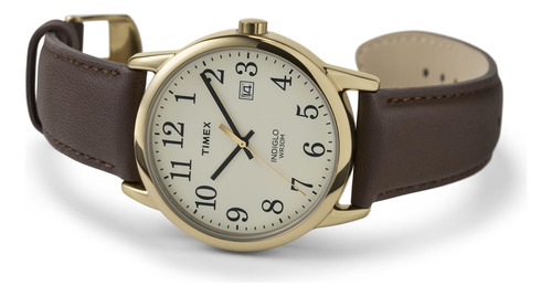 Reloj Timex Easy Reader Tw2p75800 Para Hombre, 38 Mm, Piel