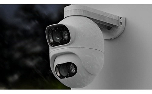 Cámara de seguridad exterior Imilab Ec6 Dual 2K Wifi Ptz Ip66, color blanco